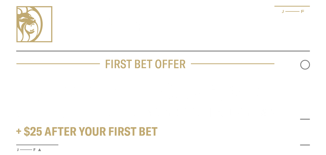 First bet offer up to $1,000, plus $25 Bonus Bet