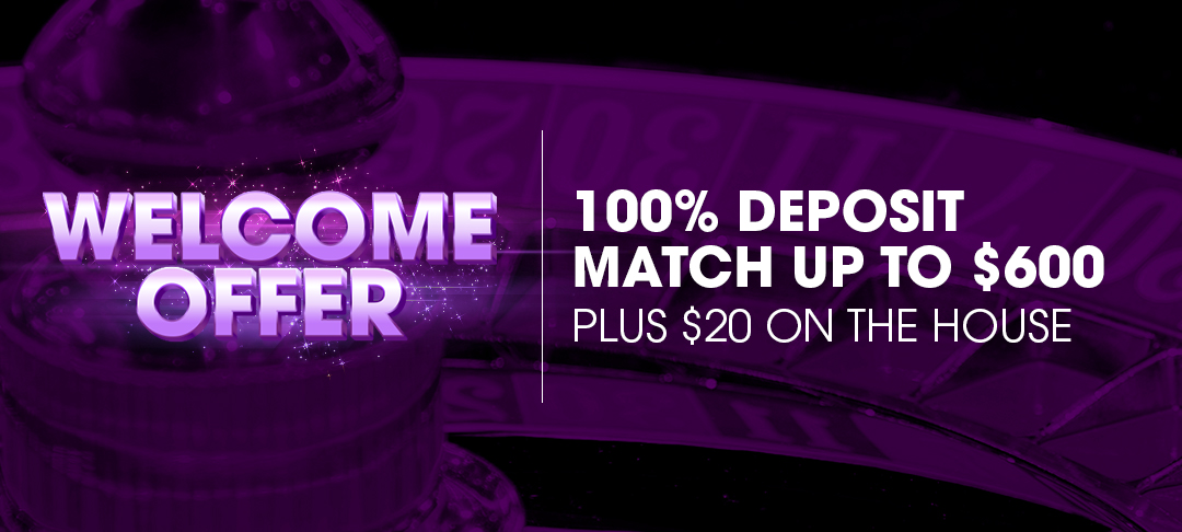 $20 Free | 100% Up To $600