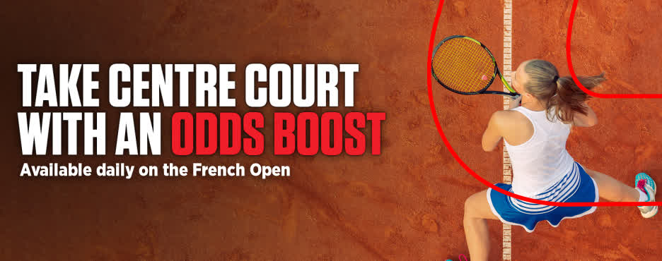 French Open Tennis Odds Boost - 936x370 w_o TCs -  -