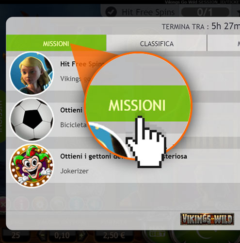 Clicca sull icona verde
