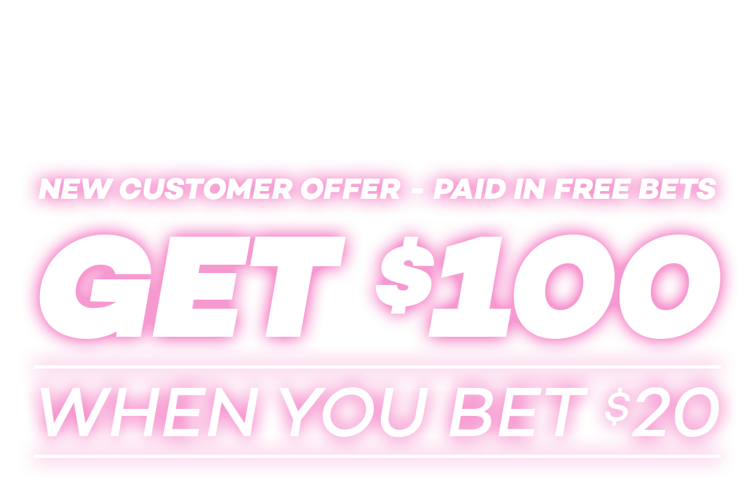 Get $100 when you bet $20