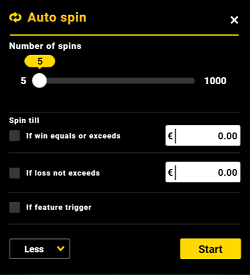 autospin options