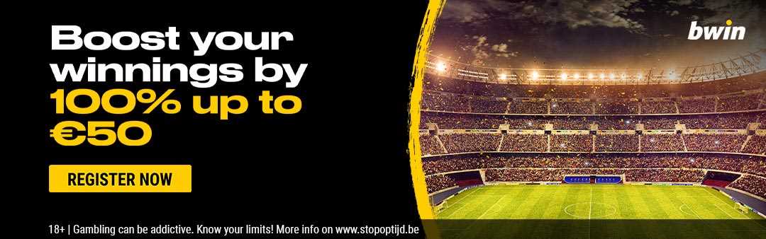 Sports Betting | Boost your winnings by 100% up to €50 | bwin