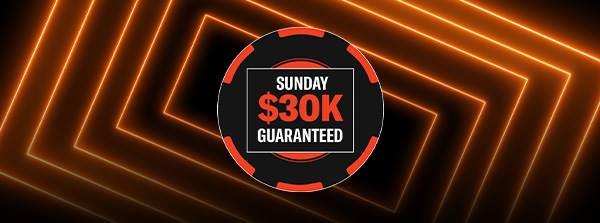 Sunday $30,000 Guaranteed Tournament