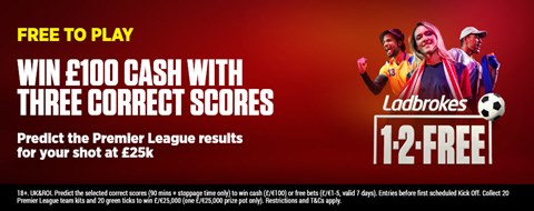 NFL offer: Place a pre-match 5+ leg Anytime Touchdown scorer accumulator  and if one player lets you down you will get your stake back in Free Bets  up to £20 with Betfred